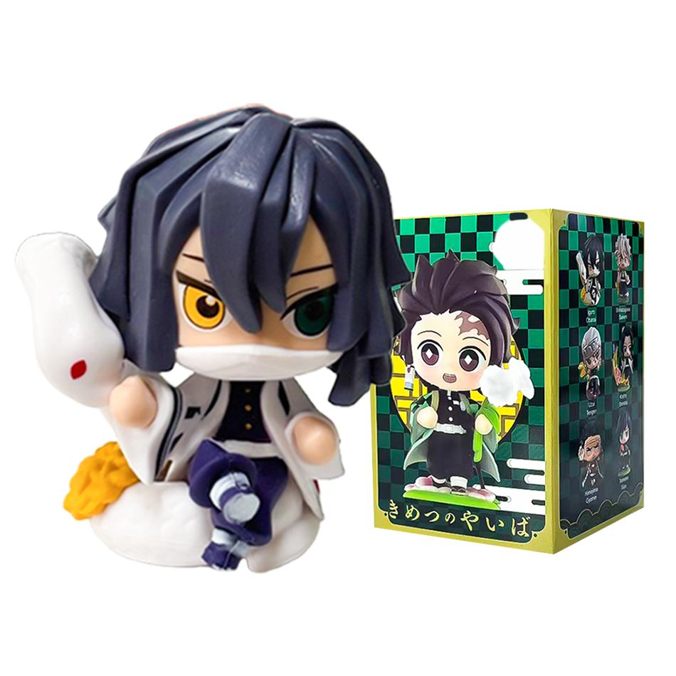 Demon Slayer Tanjiro Kamado Nezuko Anime Zeichentrickfigur Blindbox Kreative Personalisierte Statue Modell Ornament Überraschungsgeschenkbox