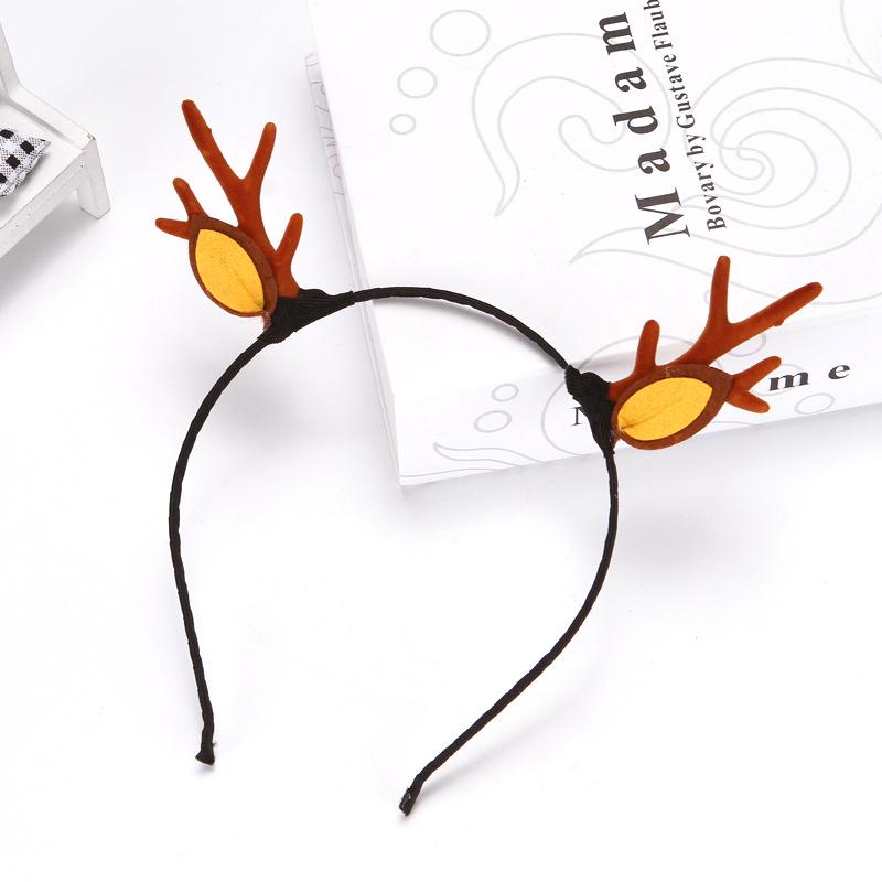 

Christmas Cute Hair Clip: Coral Antler with Ears – Japan & South Korea Festive Costume Accessory