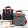 Lightweight Double Deck Lunch Cooler Bag Large Capacity Picnic Tote Bag Insulated Lunch Bag  Work