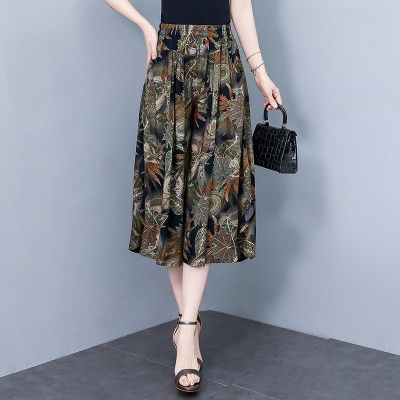 Pantaloni oversize estivi Pantaloni eleganti casual a gamba larga Abiti estivi da donna in vita elastica