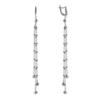 Silver Earrings Without Stones (2048398)