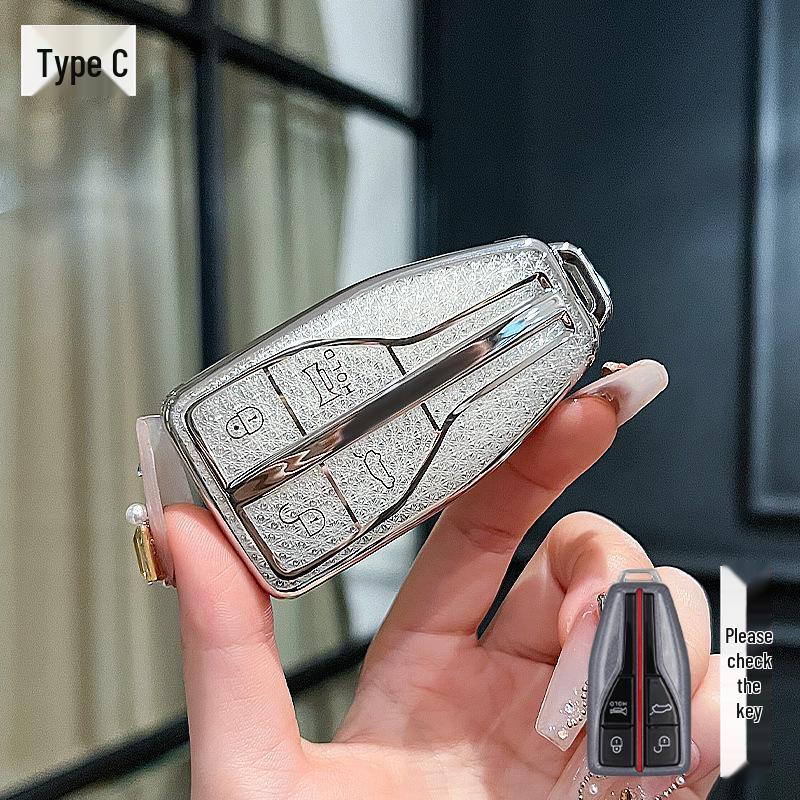 Custom Key Case for Hongqi Models: HS5, H5, H9, EQM5, H6, HS7 - Premium Design for Men and Women