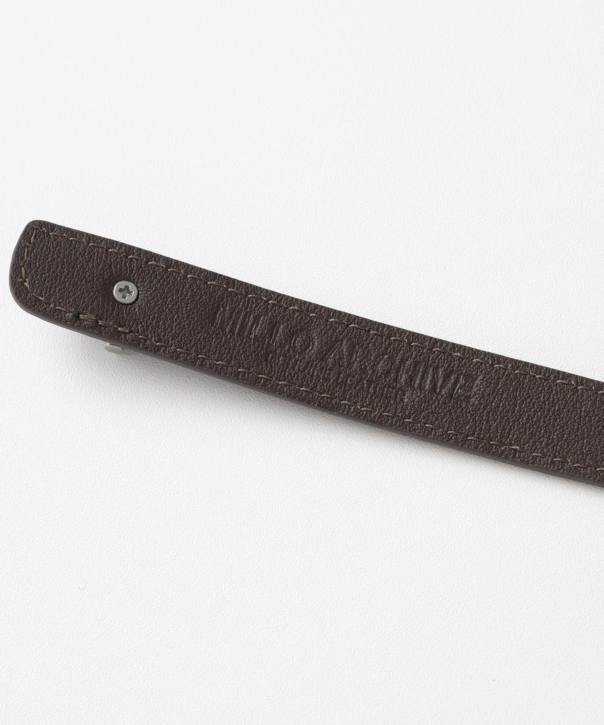 Millo Archive Chize Leather Bracelet [Brown]