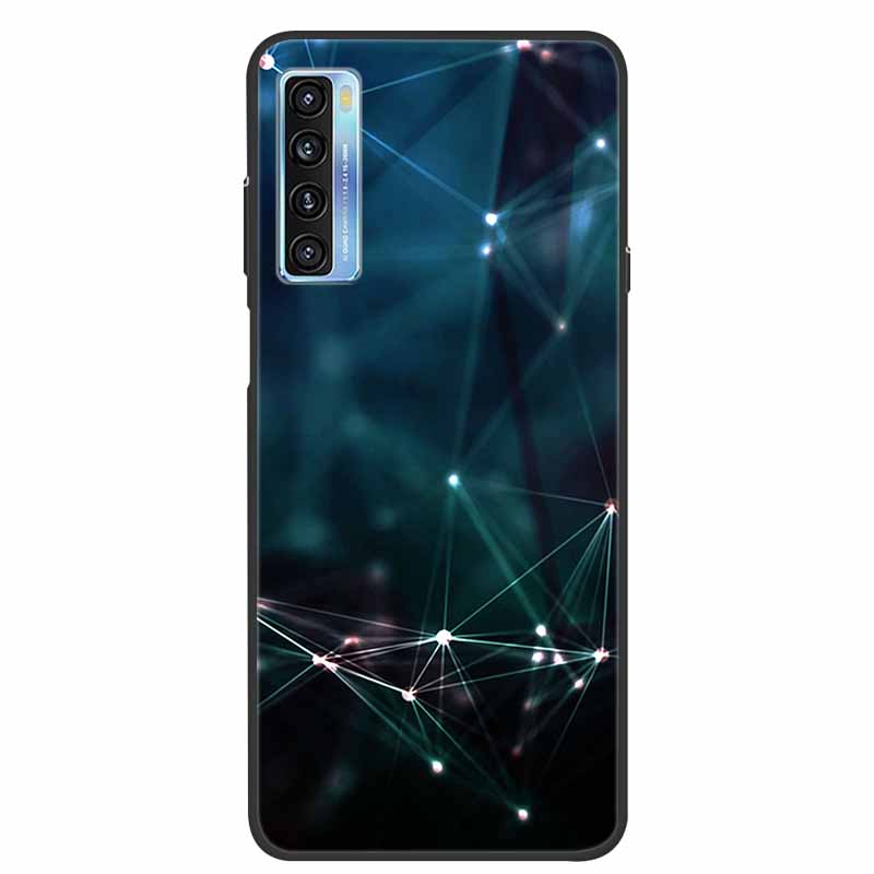 For TCL 20L Case Cute Painted Soft Silicone Back Cover for TCL 20L+ Plus T775H Phone Cases TPU Bumper For TCL 20S 20 L T774H