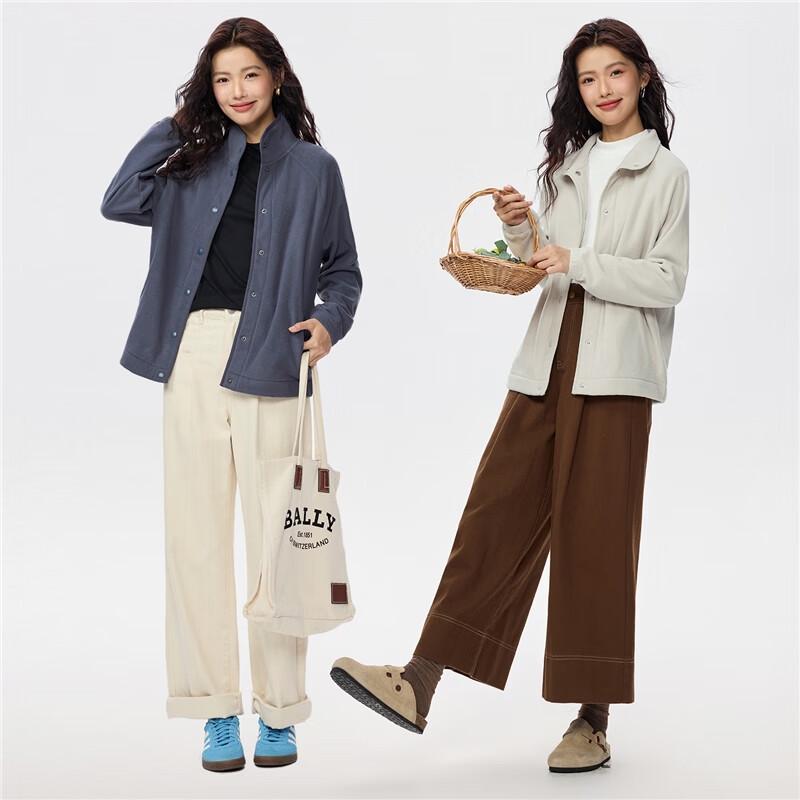 Giordano Women's Convertible Collar Fleece Jacket 05375882