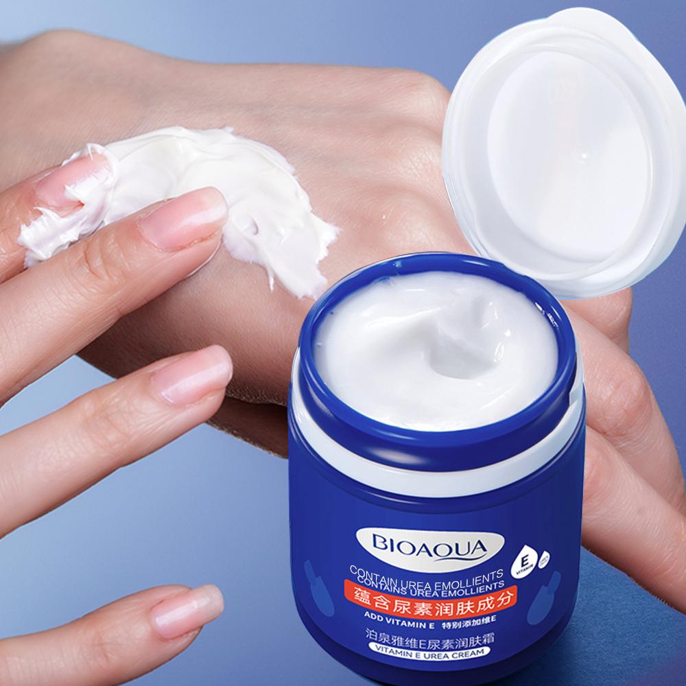 Krém na ruce a nohy s vitamínem E a ureou, hydratační a zjemňující pokožku rukou, nohou a těla, pro suché a šupinaté ruce, nohy a tělo 170g/láhev