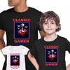 Classic Gamer Since 1990 Retro Game Tshirt 80s Collection Funny Gift Top Xmas