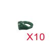 MOC  Military Building Blocks Accessories Figure Soldier Ninja Helmet Toy Hat Mini Brick Scarf Mask Knee Pads Gift Toys X027
