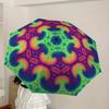 1pc Psychedelic Mandala Automatic Open/Close Umbrella, Formal Events - Ideal Gift for Family or Friends, Outdoor Accessory yy251211247
