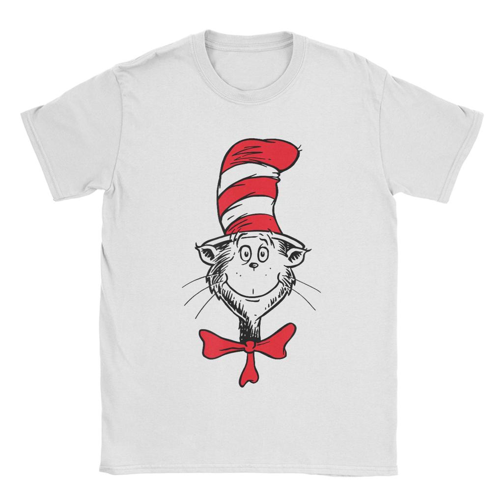 The Hat Ha Unisex T Shirts DrSeuss Amazing Tees Short Sleeve O Neck TShirts Cotton New Arrival Tops