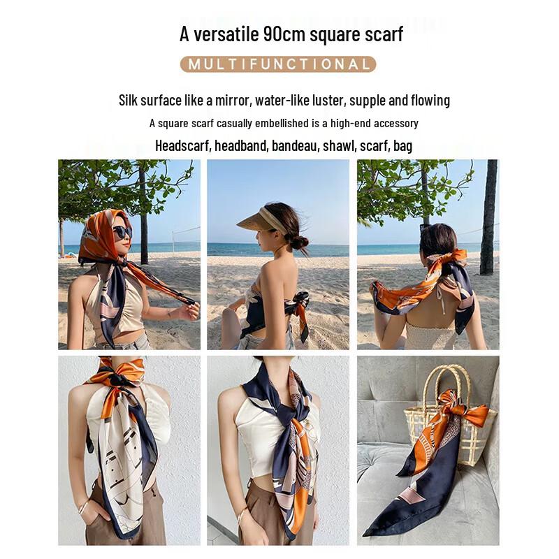 VICTORIA&VERA Spring/Summer Mulberry Silk Scarf