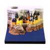 Harry Potter 3D Papier-Schnitt Kalender & Haftnotizblock - Kreatives Schreibtischornament & Geschenk