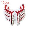 10/20/30/80pcs Christmas Cup Card Santa Hat Wine Glass Decor Xmas Tree Ornaments For Home Christmas Decoration Party Decor New Year Gifts
