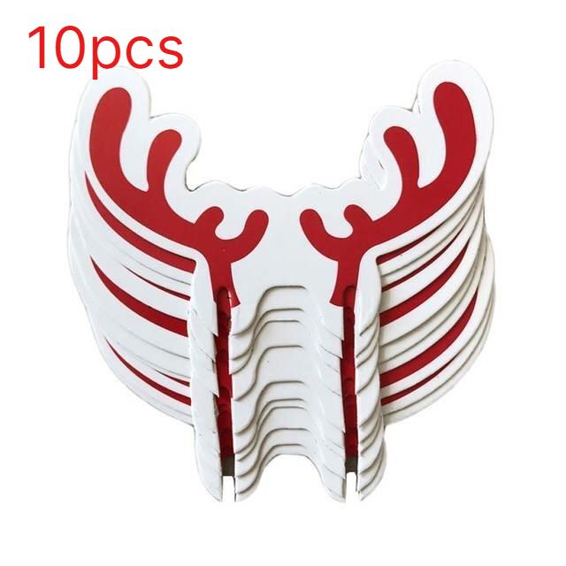 10/20/30/80pcs Christmas Cup Card Santa Hat Wine Glass Decor Xmas Tree Ornaments For Home Christmas Decoration Party Decor New Year Gifts