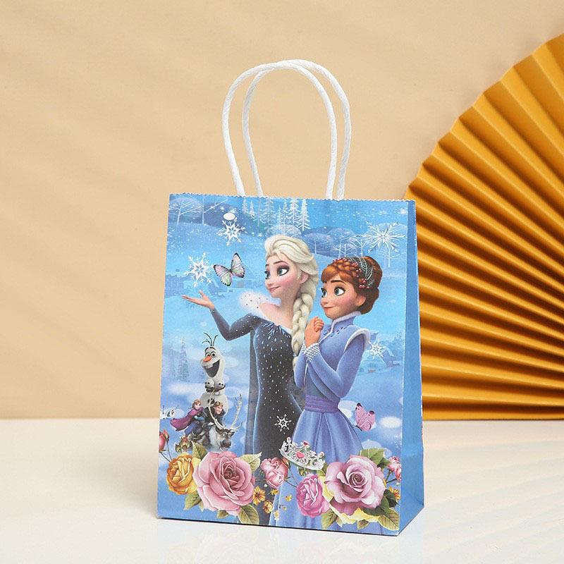 Frozen Birthday Party Supplies Disposable Cutlery Paper Plates Paper Cups Tissue Girls Birthday Party Decorations