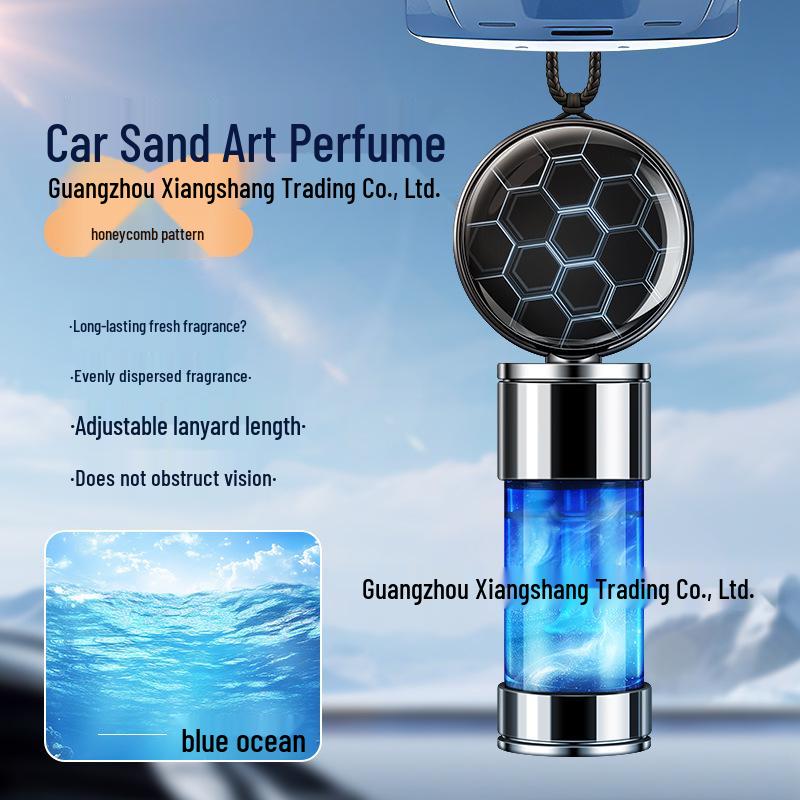Xiaopeng Car Solar Rearview Mirror Perfume Ornament - Long-lasting Fragrance