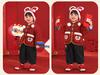 Kaka Panda Kids' New Year Velvet Tang Suit Jacket - Boys & Girls Winter Festive Outfit