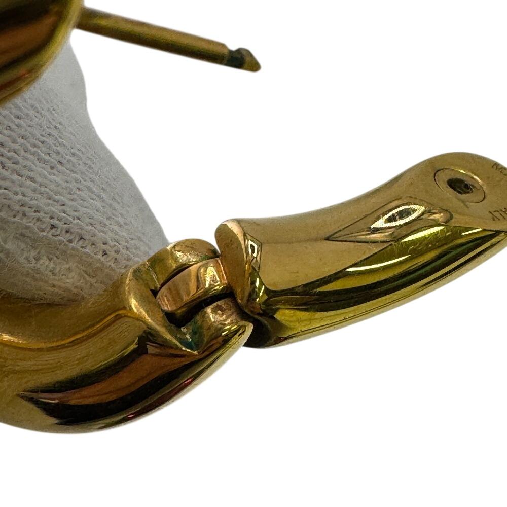 BALENCIAGA Gold Plated hoop Pierce gold Gold Plated Used