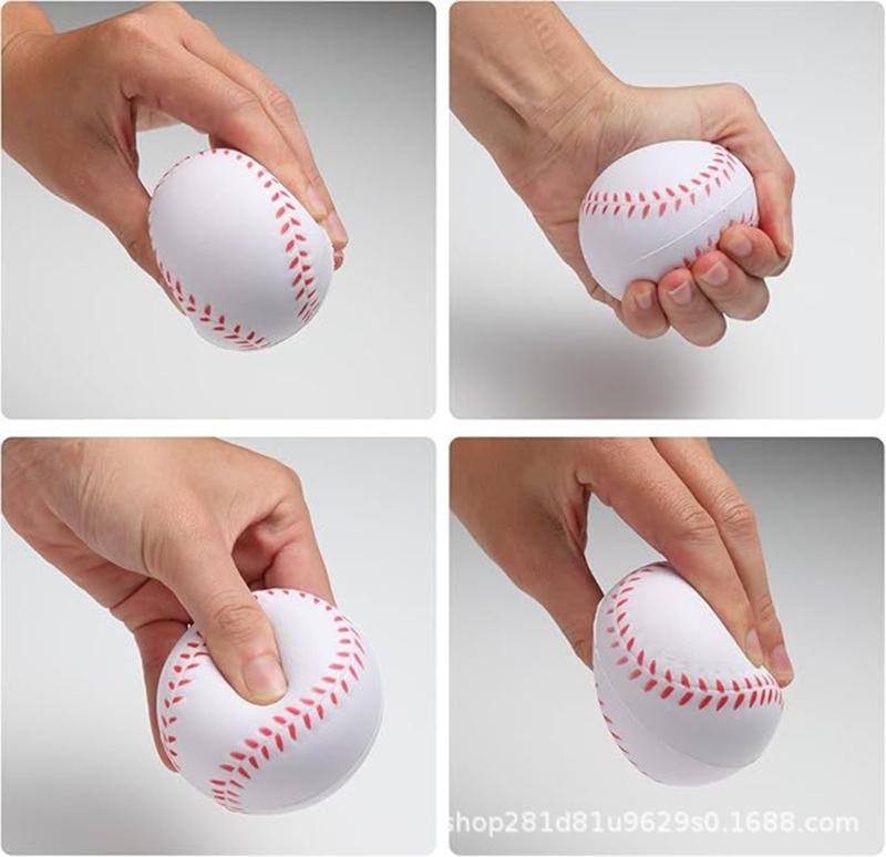 4Pcs Training Sport Batting Ball PU Soft Baseball Foam Softball Sports Fitness Equipment for Indoor Outdoor