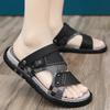 Fashion Sandals Men Summer Slip On Casual Slippers Outdoor Beach Shoes Male Classic Men's Sandals Slippers
