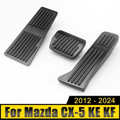 Για Mazda CX-5 CX5 CX 5 KE KF 2012-2024 2024 2024 2024 Πεντάλ Υποπόδιο Αυτοκινήτου Κάλυμμα Πεντάλ Γκαζιού Καυσίμου Πεντάλ Φρένου Συμπλέκτη Πέλματα