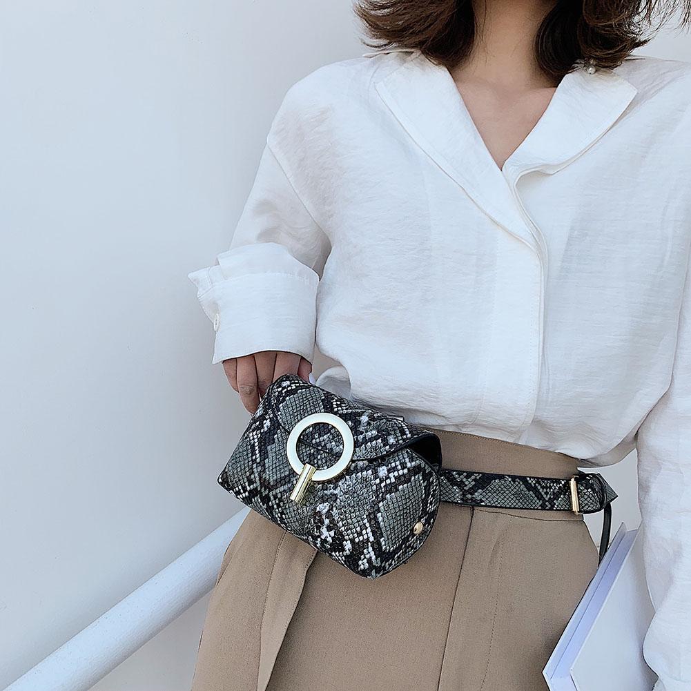 Women Snake Print Shoulder Bags Crossbody Messenger Waist Fanny Chest Handbags Women Snake Print Shoulder Bags Crossbody Messenger Waist Fanny Chest Handbags