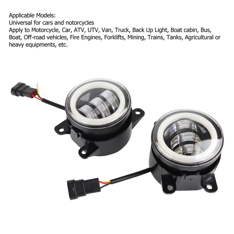3.5in Fog Spotlight Super Bright Driving Fog Lamp  for Cars and Motorcycles Driving Fog Lamp Fog Light Fog Spotlight