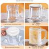 Creative Plastic Cold Drink Chilled Cups Large Capacity Washable Ice Coffee Cup Reusable Thickened Beverage Ice Mugs Barbecue