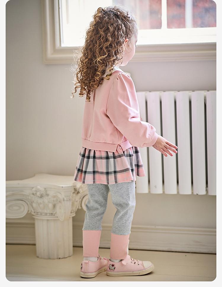 David Bella Girls' Leggings Spring Outfit New Children's Pants Baby Elastic Tight Pants