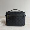 [Pre-Owned] Louis Vuitton Pochette Metis 'Black Monogram Embossed Empreinte Cowhide Leather' - Excellent #17ED7LP