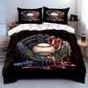 Baseball, glove, flag pattern. Bedding sets Duvet cover sets Duvet covers Pillowcases(1*Duvet Cover 2*Pillowcases without duvet insert)