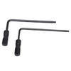 2Pcs Truss Rod Wrench Set 4mm 5mm Acoustic Guitar Electric Guitar Neck Adjustment Tool Hex Wrench with Ball End Black