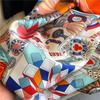 Head Scarf for Women Like Silk Satin Scarf for Hair Wrapping at Night Bandana Square Scarf for Sleeping, Size is 90x90cm