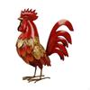 Rooster Statue Garden Accessories Animal Figurine Craft Iron Sculpture Versatile Landscape Ornament