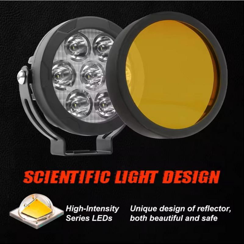 

Anti-Loss Cable Set 140W7 Bead Motorcycle Led Spotlight Horn Overtaking Flash Machine Car Light Fog Light Auxiliary Liming