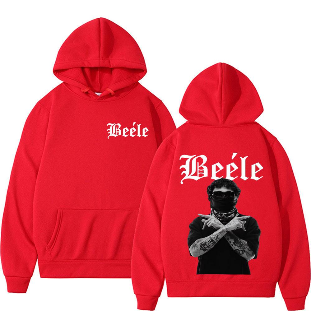 Rapper BEELE Music Album 2025 Merch Hoodie Men Women Vintage Loose Hot Sale Hoodies Oversized High Quality Sweatshirt Streetwear