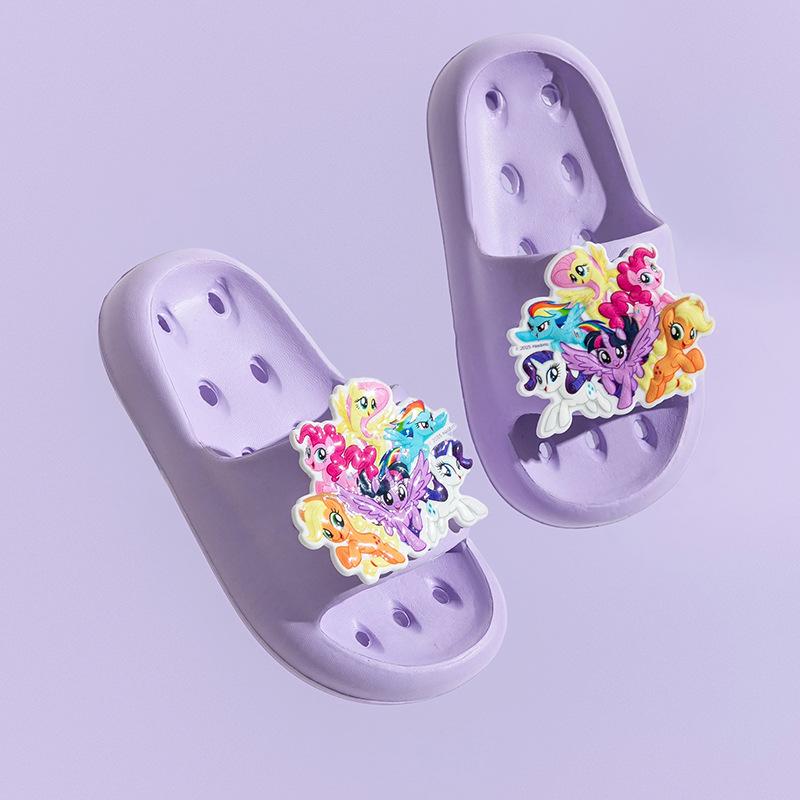 My Little Pony Girls' Summer Flip-Flops: Non-Slip, Outdoor & Bathroom Sandals