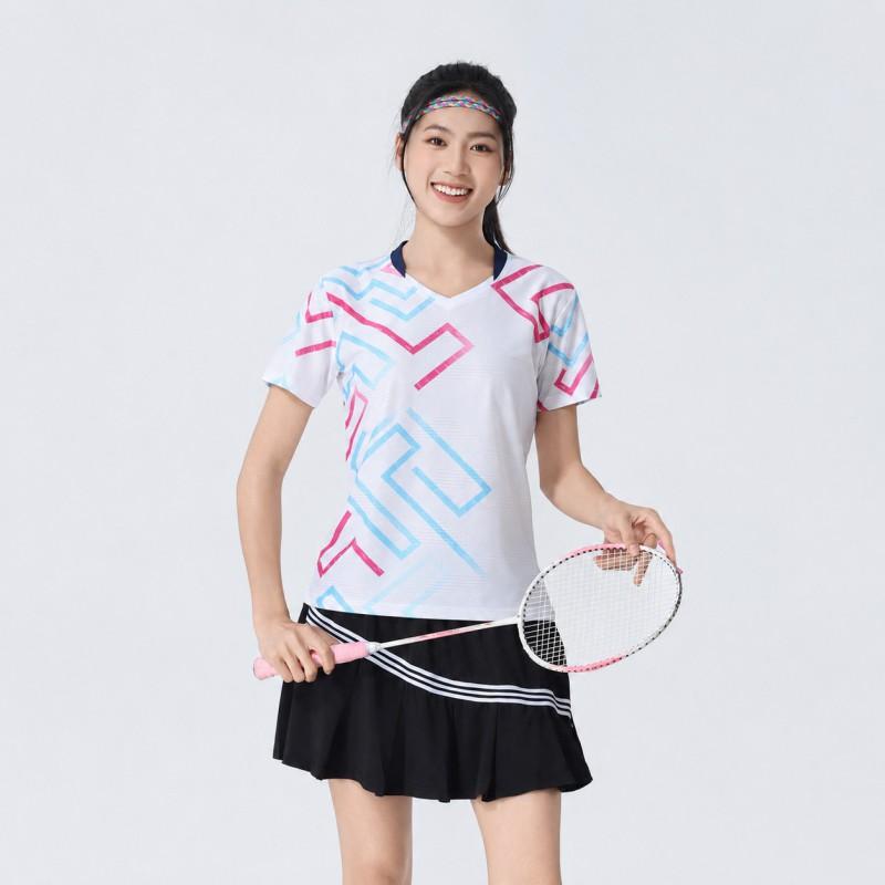 Quick-Dry Badminton Set Men Women Youth Sportswear Short Sleeve Top Shorts Skirt Training Competition Uniform