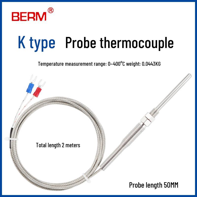 K-Type Thermocouple Temperature Sensor Probe with Controller
