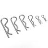 100PCS R Clip Assortment Kit Carbon Steel Hairpin Retaining Pin Clip M1 M1.2 M1.5 M1.85 M2 M2.5