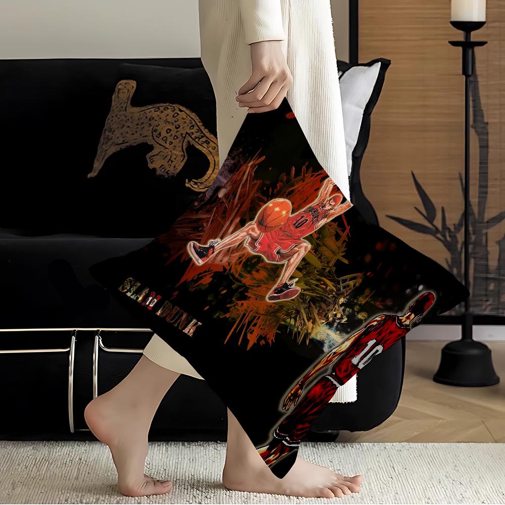 Slam Dunk Office Cushion Pillowcase Car Cushion Cover45X45CM Lumbar Pillowcase Sofa Pillowcover 12x12Inch