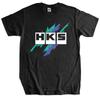 Heißes Japanisches Hochleistungs-Autotuning-Marken-HKS Grafikdruck T-Shirt Herren Damen Rundhals Baumwolle Locker Freizeit Oversize Kurzarm Sommer Neues T-Shirt