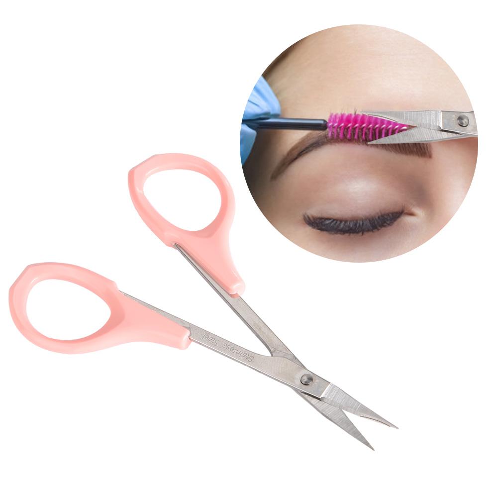 Stainless Steel Eyebrow Eyelashes Scissor Hair Trimming Beauty Makeup Tool AccessoryCA865