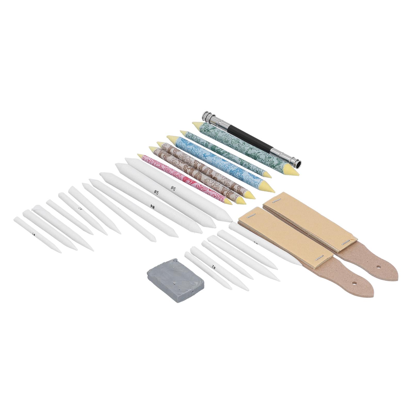 

Набор из 28 шт. наждачной бумаги для растушевки карандашей, точилка для карандашей, инструмент для рисования эскизов для студентов