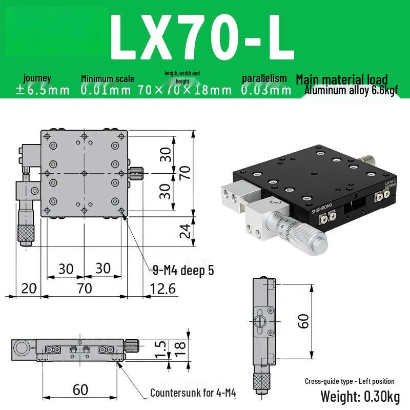 

RSRDDYLGX Manual Precision Optical Micrometer Adjustment Platform