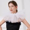 Multipurpose Jabot Collar Lace Puff Collar for Masquerades Parties Cosplay Event Costume Neckwear Collar for Roleplay
