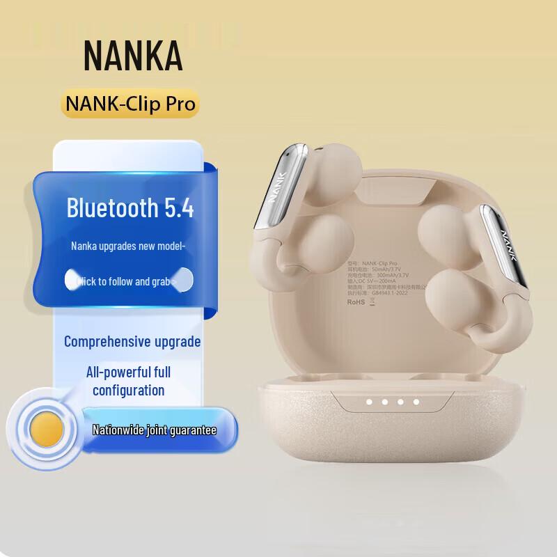 NANK Clip Pro True Wireless Open-Ear Clip-On Earbuds