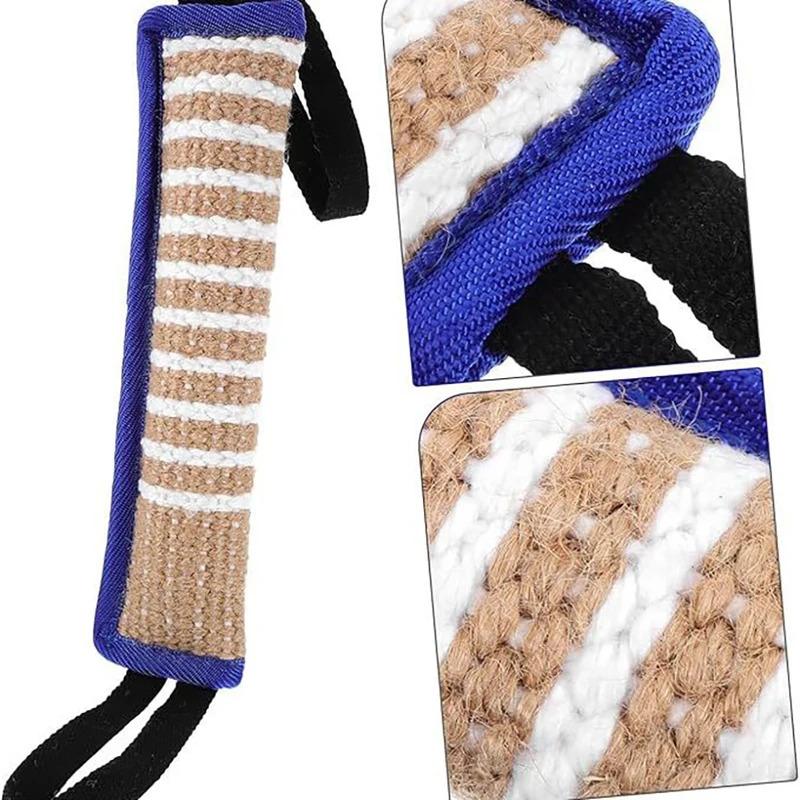 German Shepherd Dog Chew Pillows for Aggressive Chewers Natural Jute Dental Chew Sticks Training Toys for Large Breed Dogs Puppy
