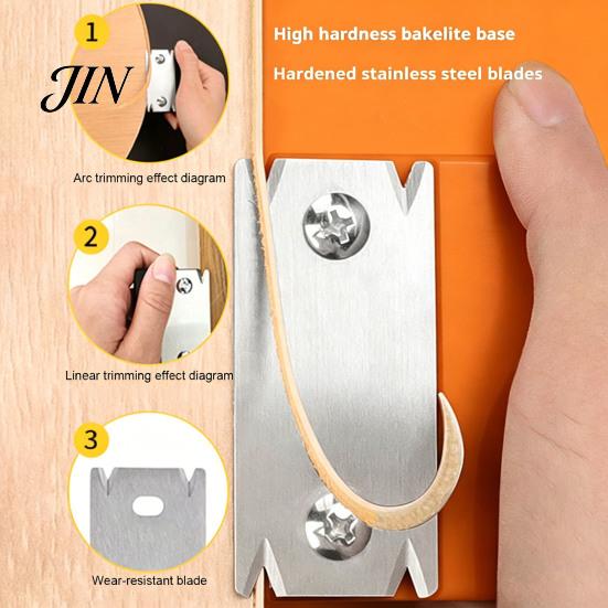 Manual Edge Beveler Banding Trimmer, Mini Band Trimmer & Cutter, Stainless Steel Blade Veneer Hand-held Woodworking Tool for Woodworking, Durable