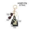 Michael Jackson Dance King Enamel Dangle Earrings
